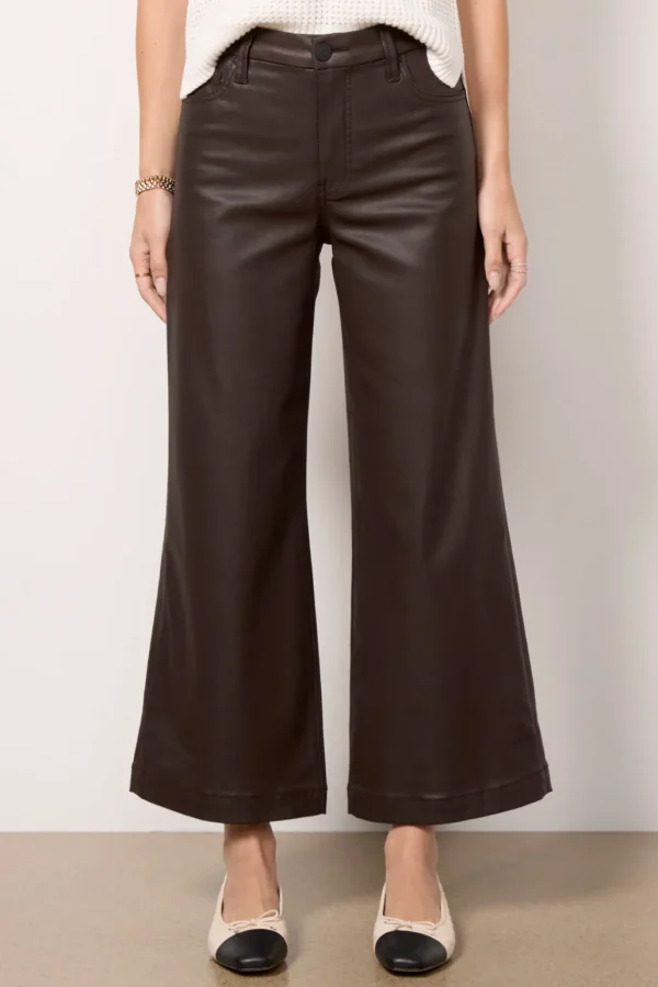 Meg Coated Wide Leg