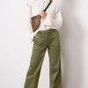 Meg Utility with Raw Hem