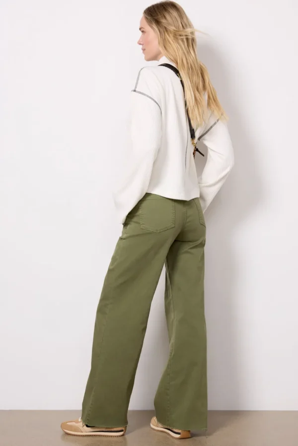 Meg Utility with Raw Hem