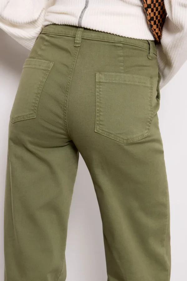 Meg Utility with Raw Hem