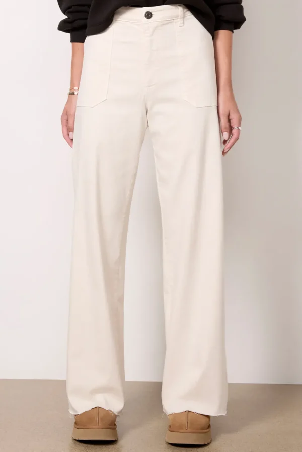 Meg Utility with Raw Hem