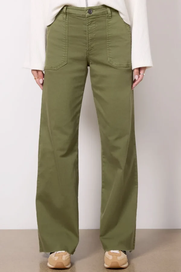 Meg Utility with Raw Hem