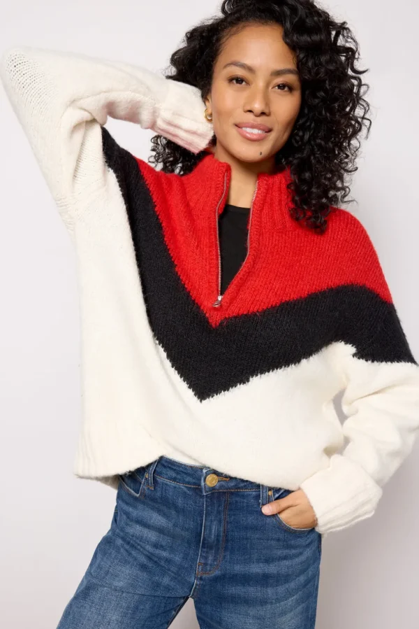Meribel Quarter Zip Sweater