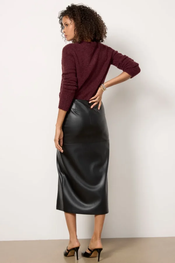METROPOLITAN LEATHER SKIRT