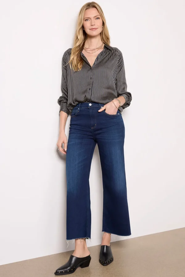 Monica Stripe Satin Shirt