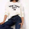 New York Reverse Slub Sweatshirt
