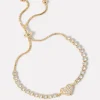 Nolan Heart Pull Bracelet