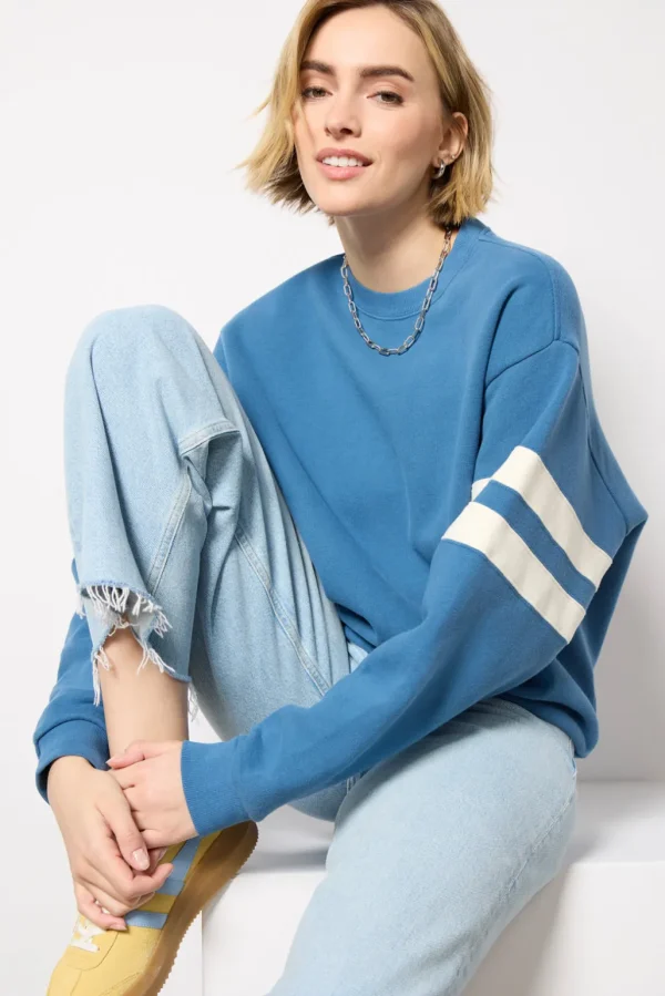 Oversized Varsity Sweatshirt