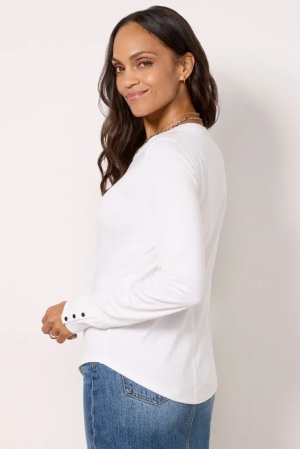 Peyton Snap Cuff Tee