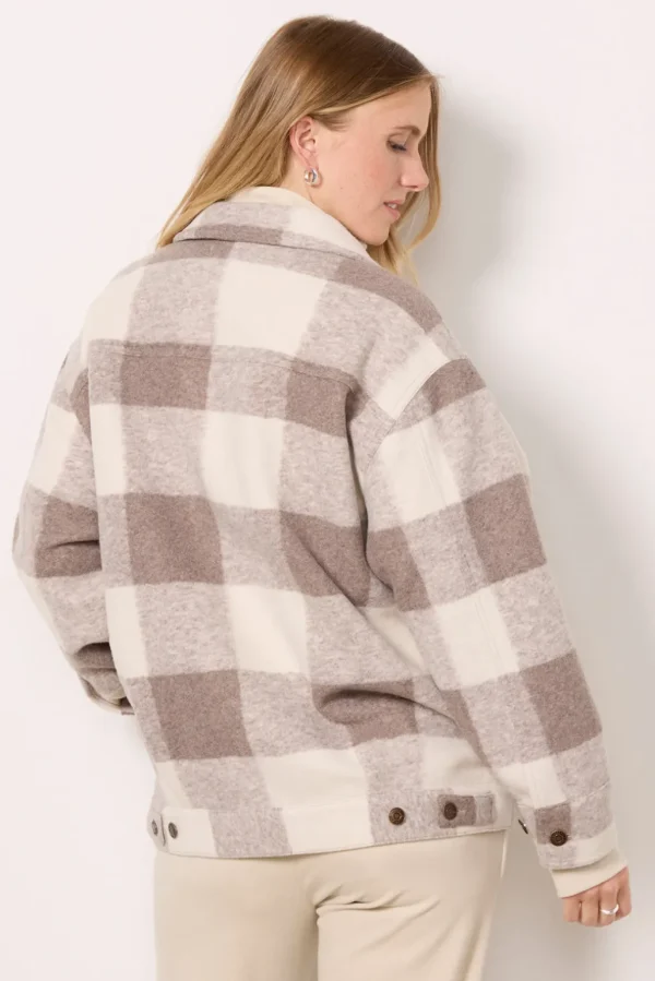 Preston Knit Plaid Jacket