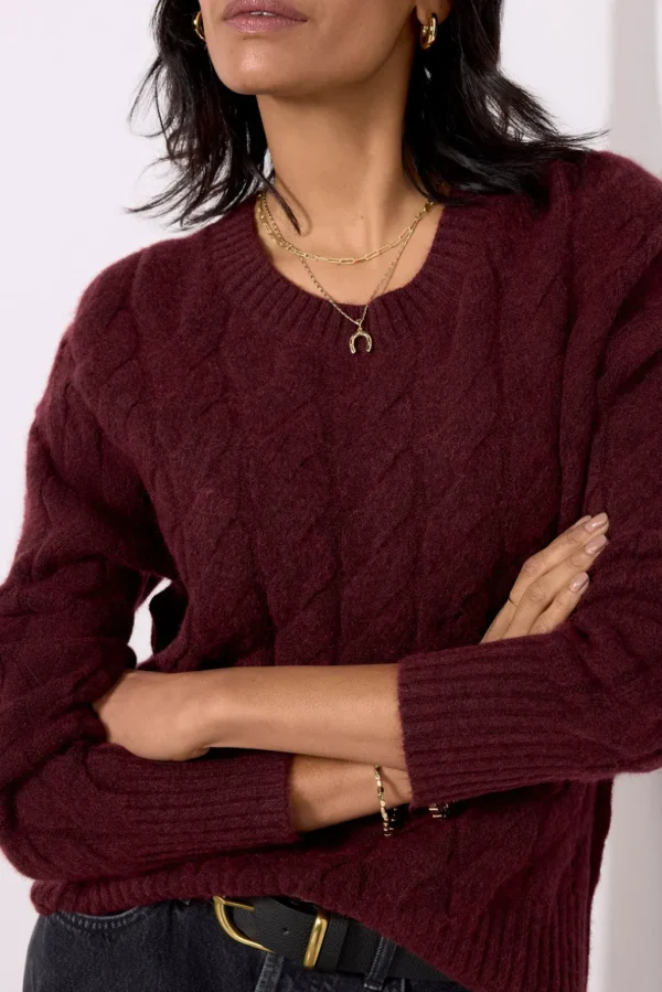 Renee Cable Pullover