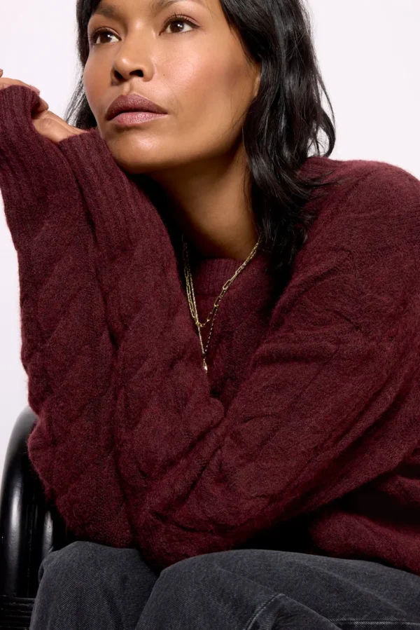 Renee Cable Pullover