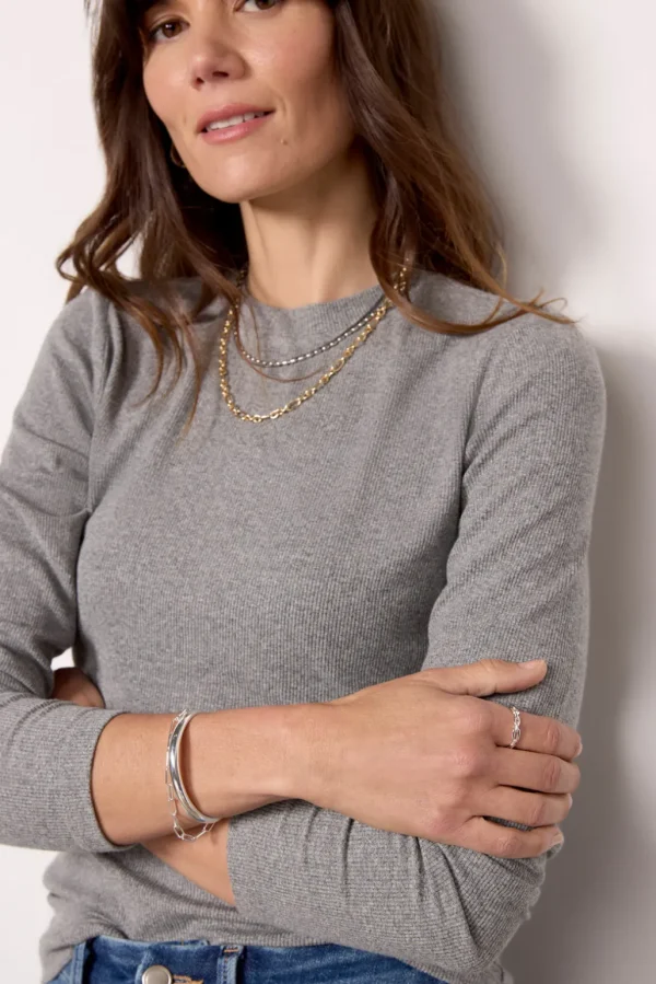 Rilo Rib Long Sleeve Top