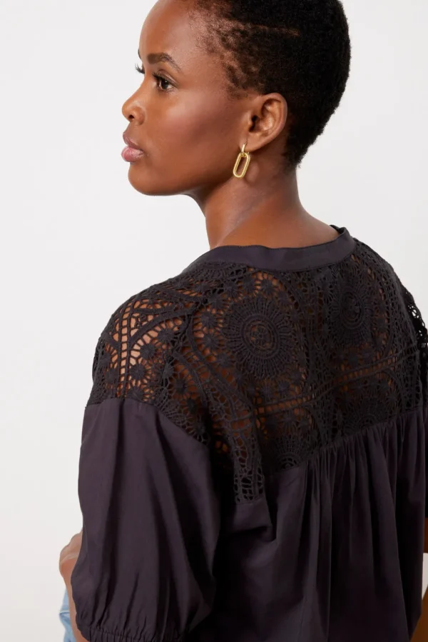 Rowan Eyelet Back Shirt