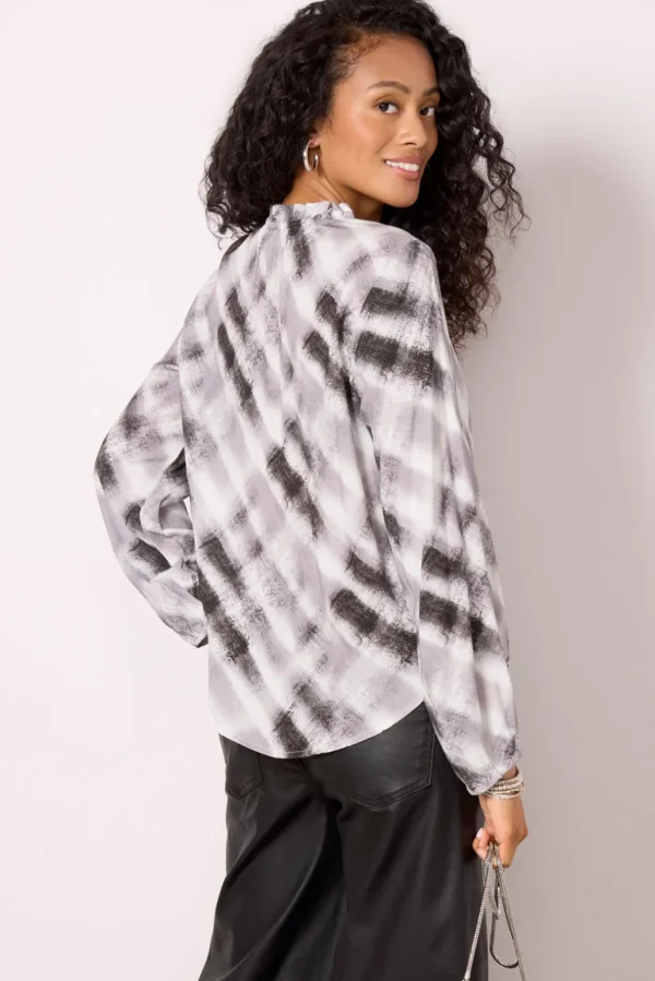Ruffle Neck Blouse