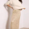 Saturn Sequin skirt