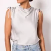 Saylor Tie Shoulder Top