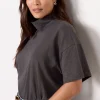 Sera Mock Neck Tee