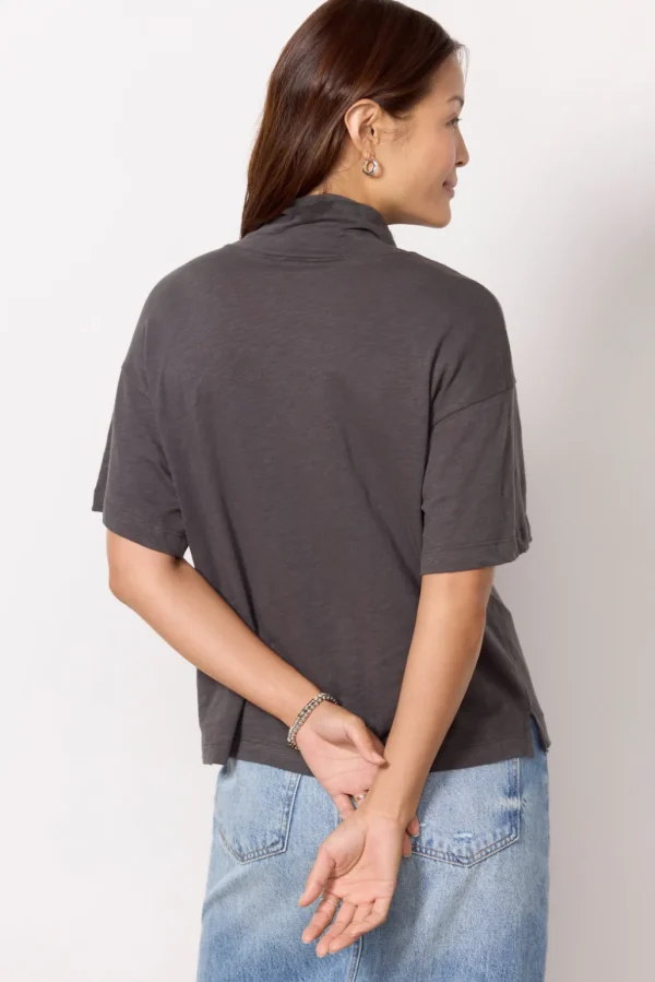 Sera Mock Neck Tee