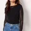 Sparkle Mesh Perfect Tee
