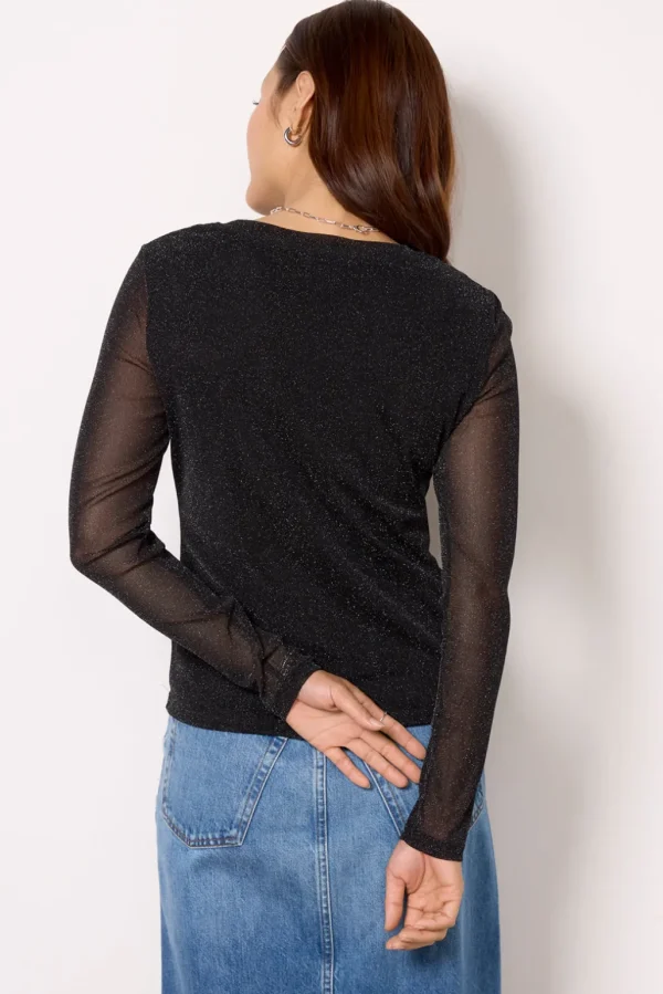 Sparkle Mesh Perfect Tee