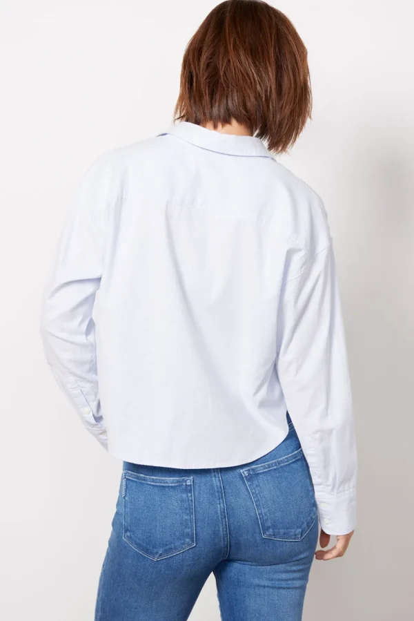 Stretch Oxford Crop Shirt