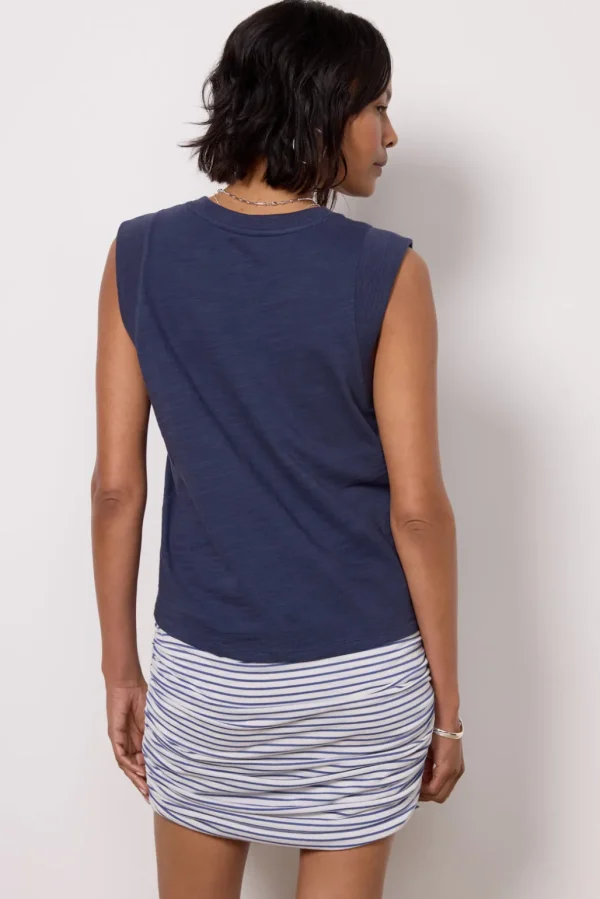 Sunwashed Slub Muscle Tank