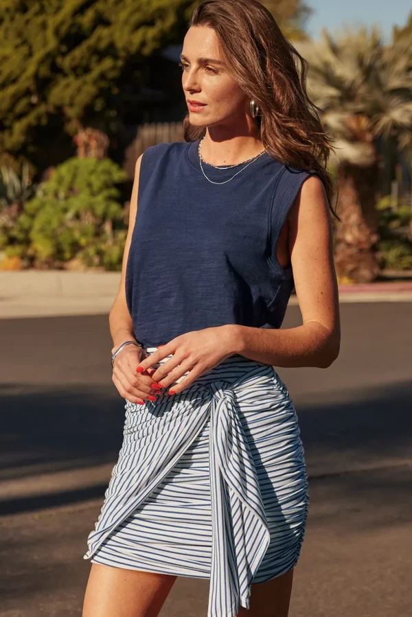 Sunwashed Slub Muscle Tank