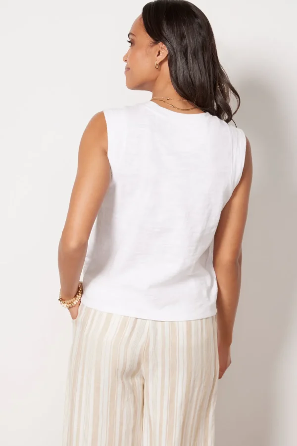 Sunwashed Slub Muscle Tank