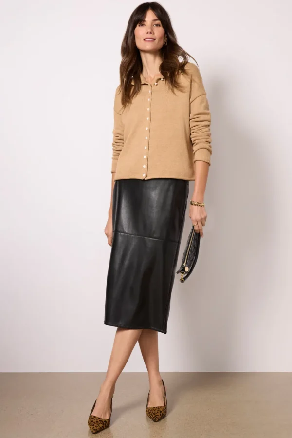 Taylor Roll Neck Cardigan