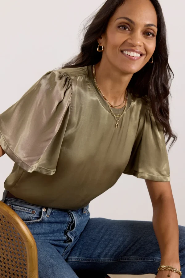 Toni Flutter Sleeve Tee