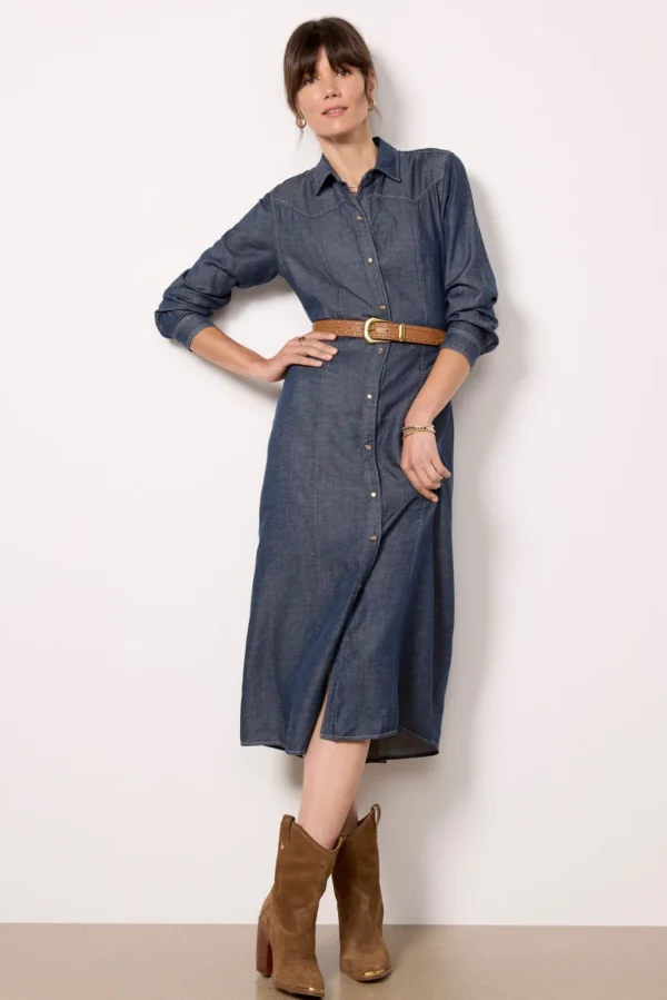 Western Yoke Shirt Dress