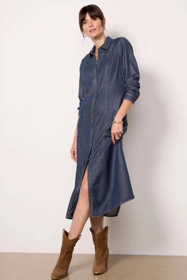 Western Yoke Shirt Dress
