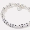 You Got This Metallic Bracelet